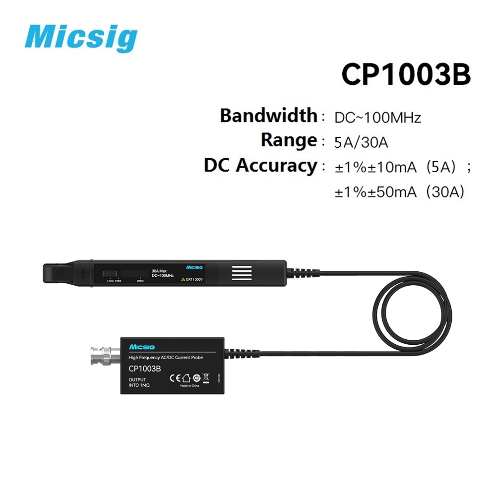 Current Probe Ac Dc 50Mhz Oscilloscope - Micsig Hochfrequenz CP1003B CP503B AC/DC-Stromsonden 100