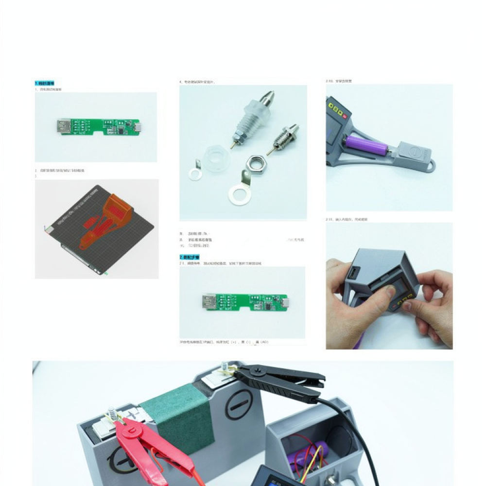 Batterie-Innenwiderstands- und – Battery Internal Resistance Tester Four Wire Bewertung und Preis
