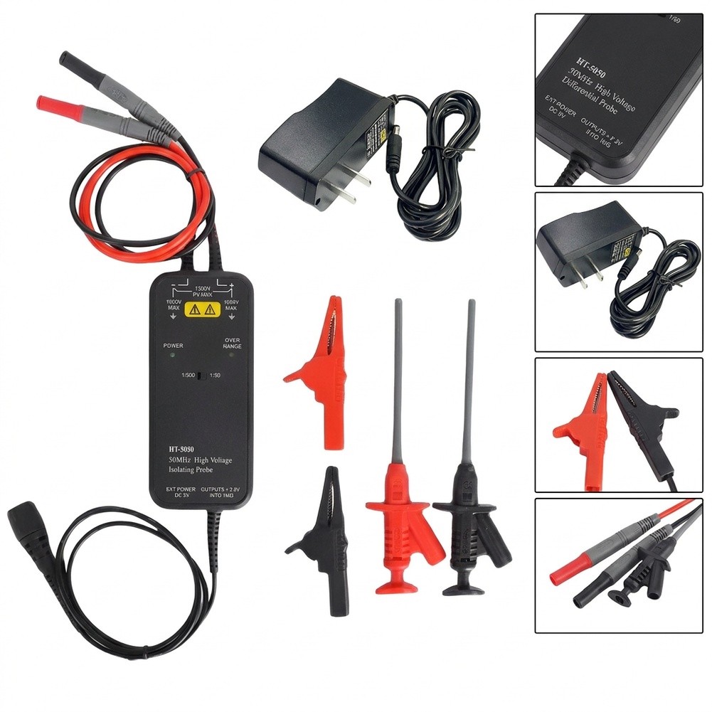 HT8050 HT8100 Hochspannungs-Di – High Voltage Differential Probe 100Mhz 1300V Bewertung und Preis