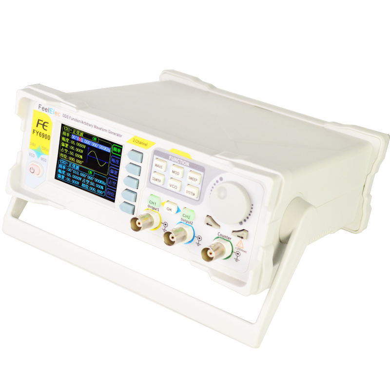 FY6900 Zweikanal-DDS-Funktions – Dual Channel Arbitrary Waveform Function Generator 60Mhz Bewertung und Preis