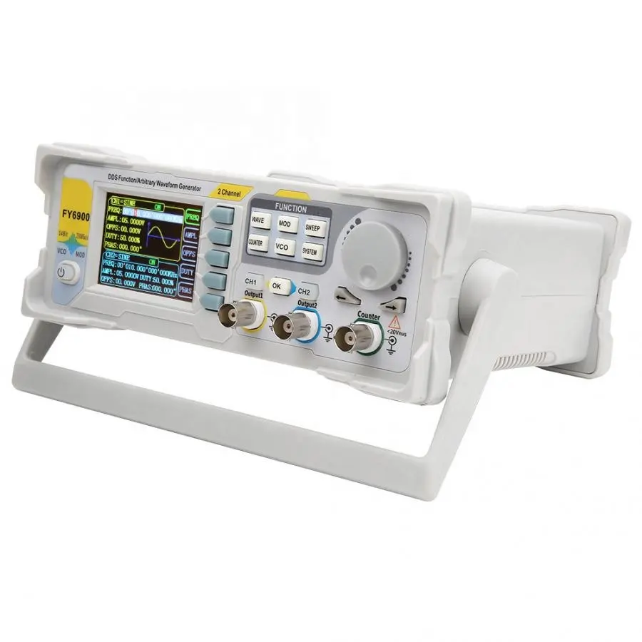 FY6900 Zweikanal-DDS-Funktions – Dual Channel Arbitrary Waveform Function Generator 60Mhz Bewertung und Preis