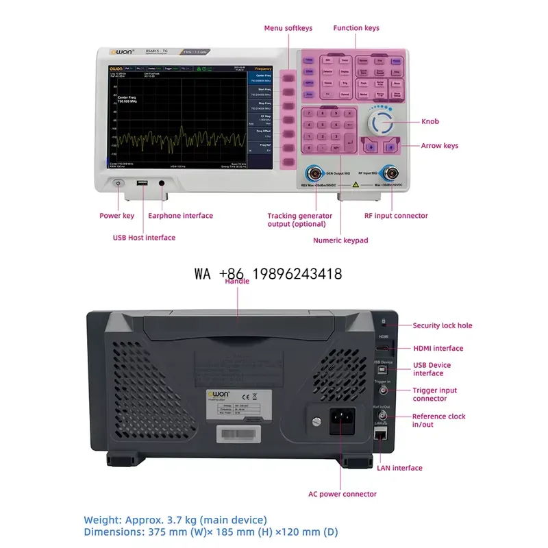 Wmwmnu Spektrumanalysator mit  – Spectrum Analyzer Tracking Generator 1.5Ghz Bewertung und Preis